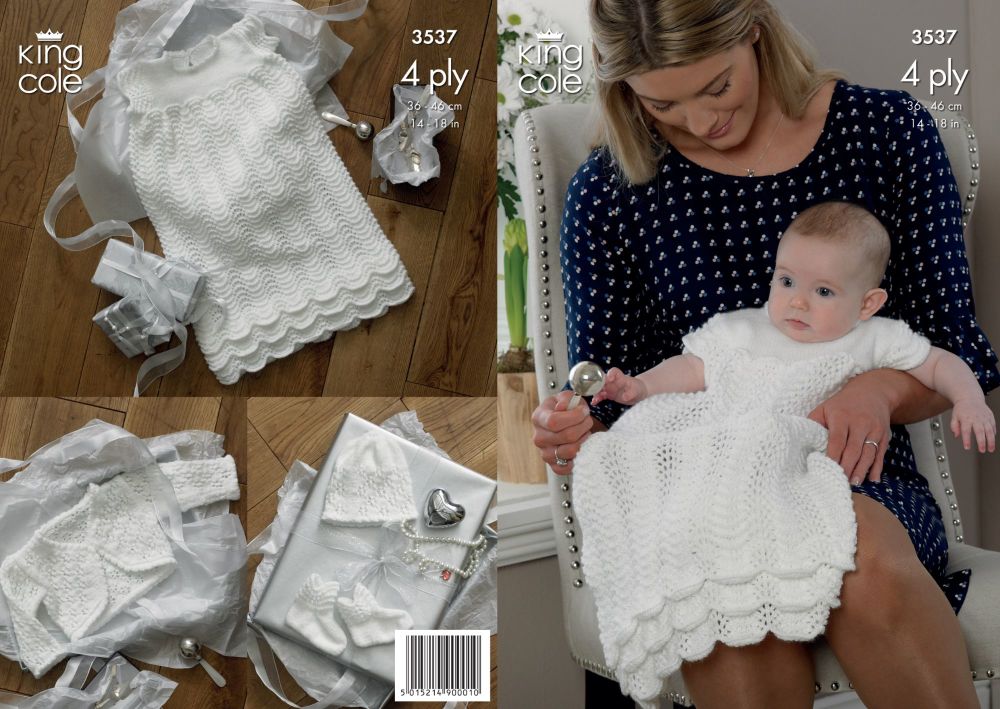 3537 Knitting Pattern - Babies 4ply 14