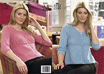 3205 Knitting Pattern - DK & 4ply (Adult)