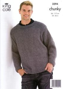 3294 Knitting Pattern - Chunky 