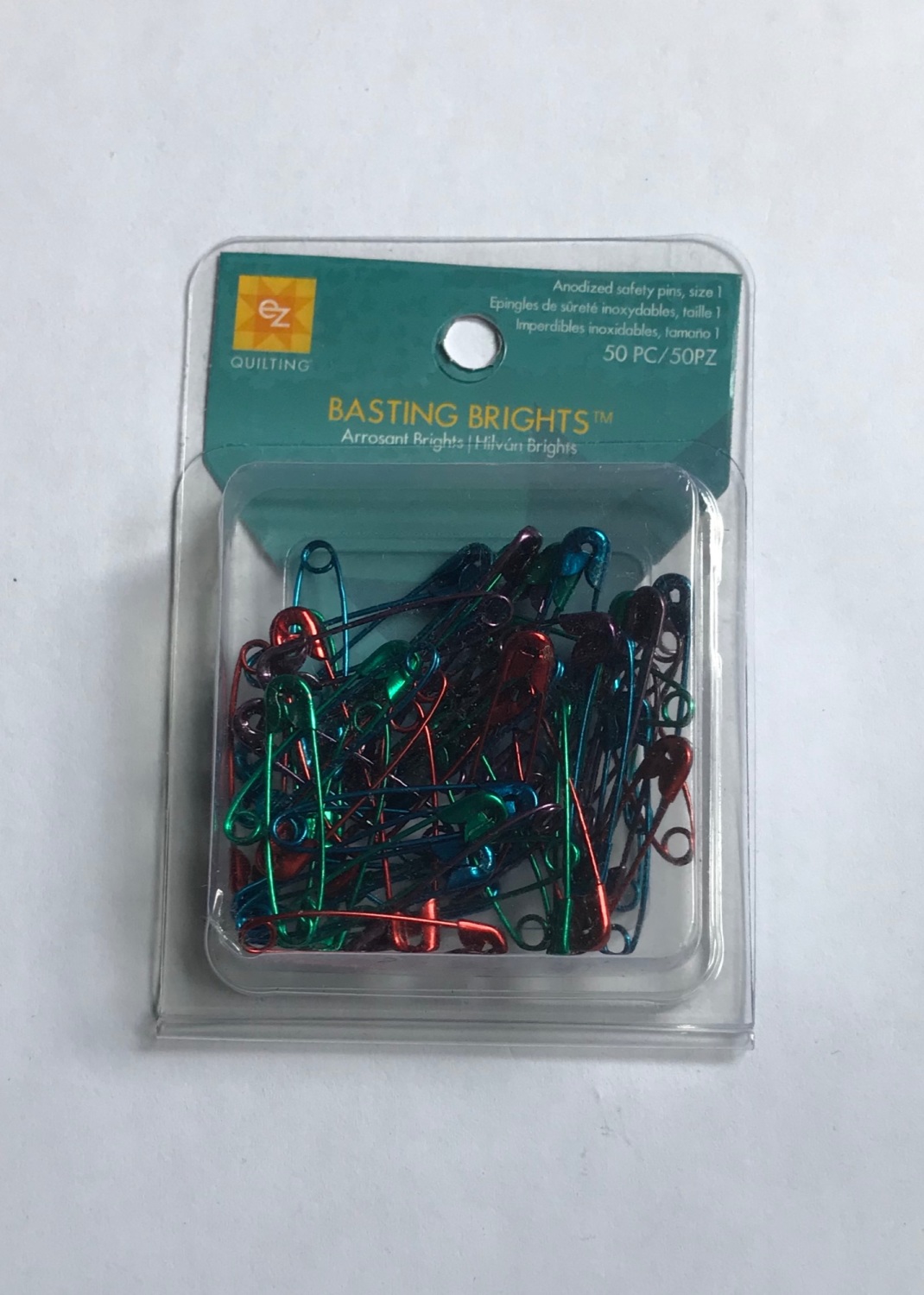 Basting Brights - Coloured Safty Pins