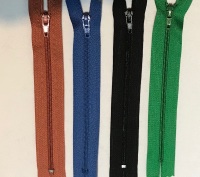 6" Nylon Auto Lock Zip