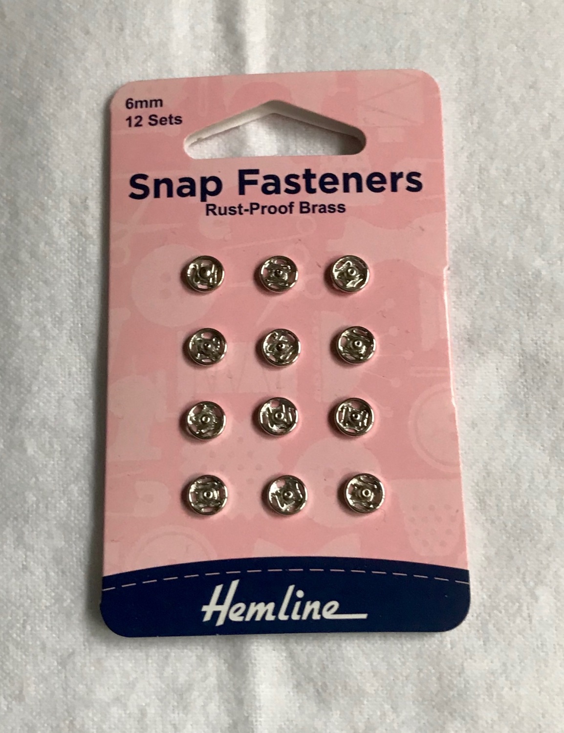 6mm Snap Fasteners Silver