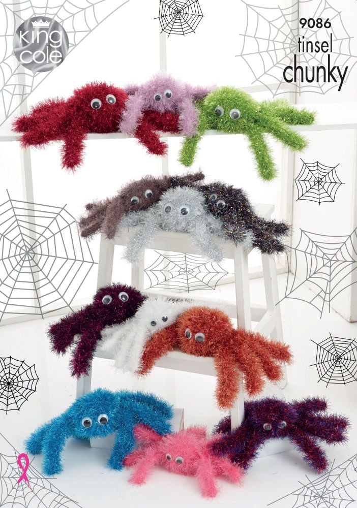 9086 Knitting Pattern - Tinsel Spider