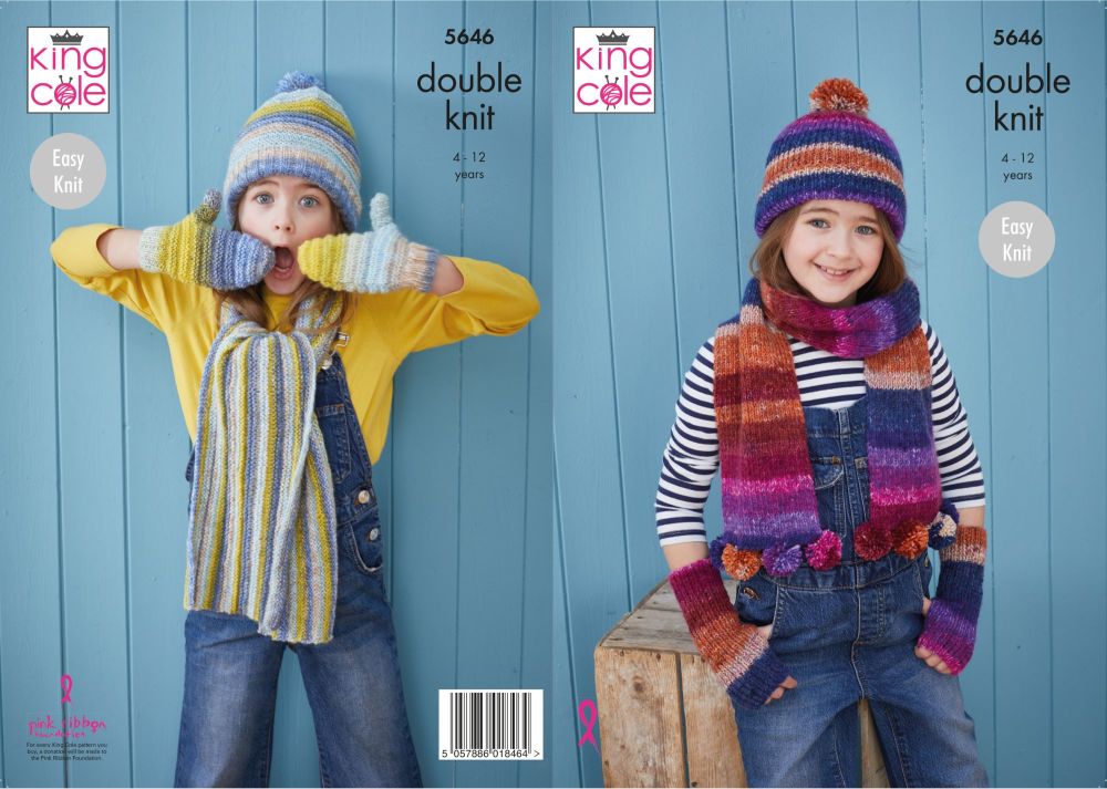 5646 Knitting Pattern - Children's Accessories DK