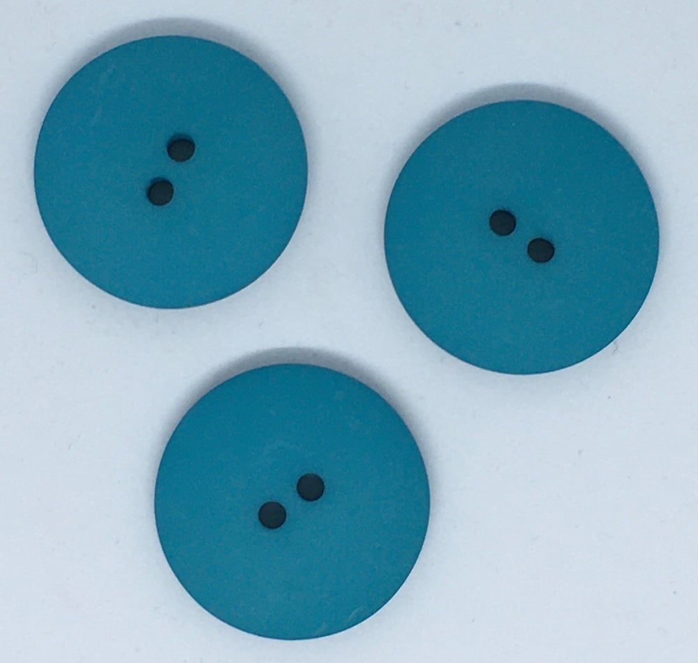 Plain Hot Turquoise Button Size 48 - P129/1110