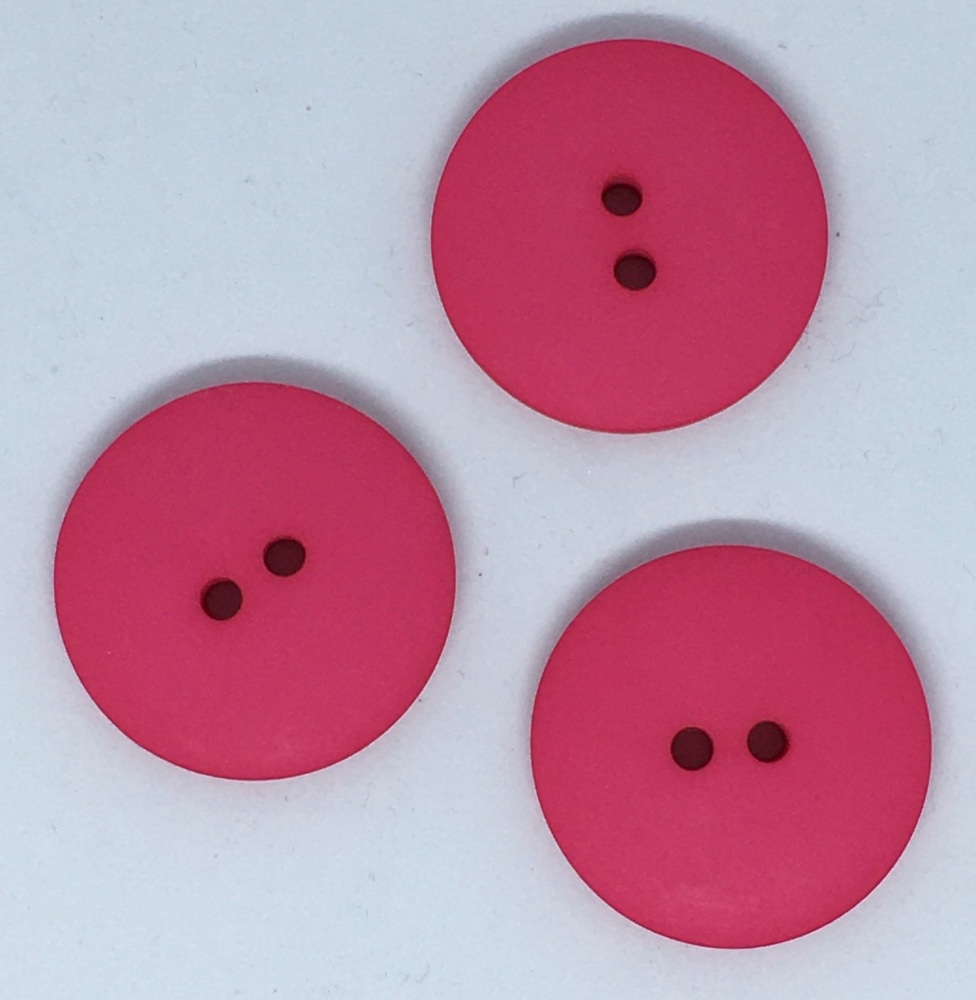 Plain Hot Pink Large Button Size 48 - P129/HPink
