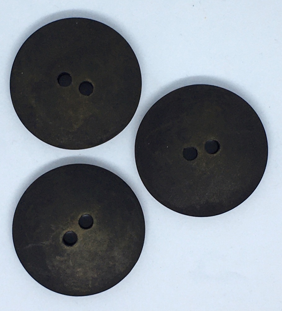Plain Black Large Button Size 48 - P129/402