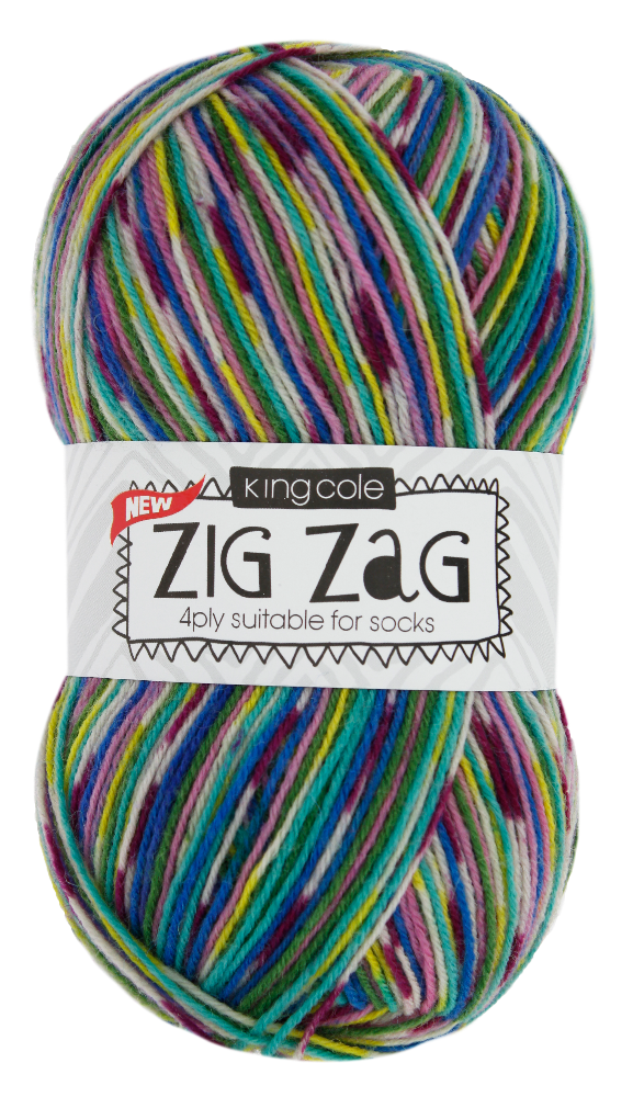 KING COLE ZIGZAG - 4 PLY 