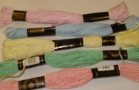 Embroidery Threads (Pastals) PK5