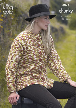3074 Chunky - Knitting Pattern - Adult*