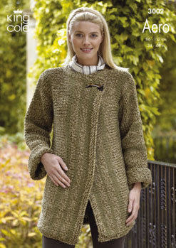 3002 Knitting Pattern -  Ladies Aero*