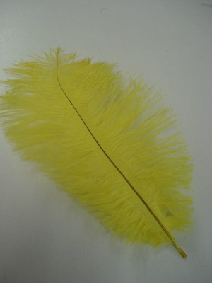 Ostrich Feather - Yellow