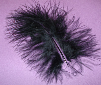 Marabou Feather - Black