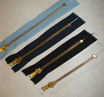 Metal Zips for Trousers, Jeans and YKK Zips