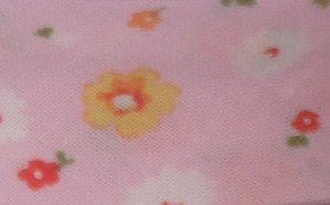 25mm Pink Floral Bias Binding - Fantasia 2320