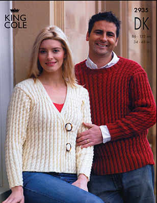 2935 DK - Knitting Pattern Adults*