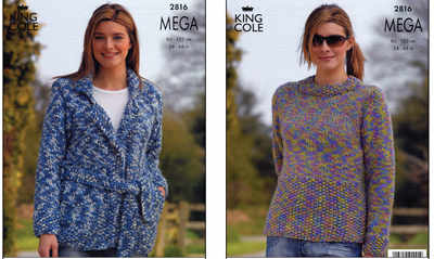 2816 Knitting Pattern - Mega*
