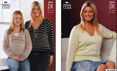 2853 DK - Knitting Pattern*