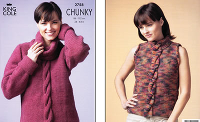 2758 CHUNKY - Knitting Pattern*