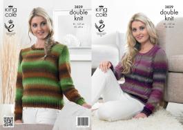 3829 Knittting Pattern DK - 32-42" Ladies*