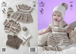 3971 Knitting Pattern in DK - Babies 0 to 2 years*
