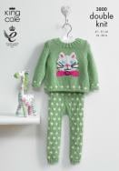 3800 Knitting Pattern DK - Babies 16