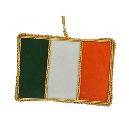 Irish Flag with Ireland Christmas Decoration