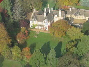 Wing Hall from the air