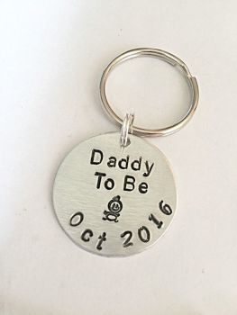 Daddy To Be Keyring