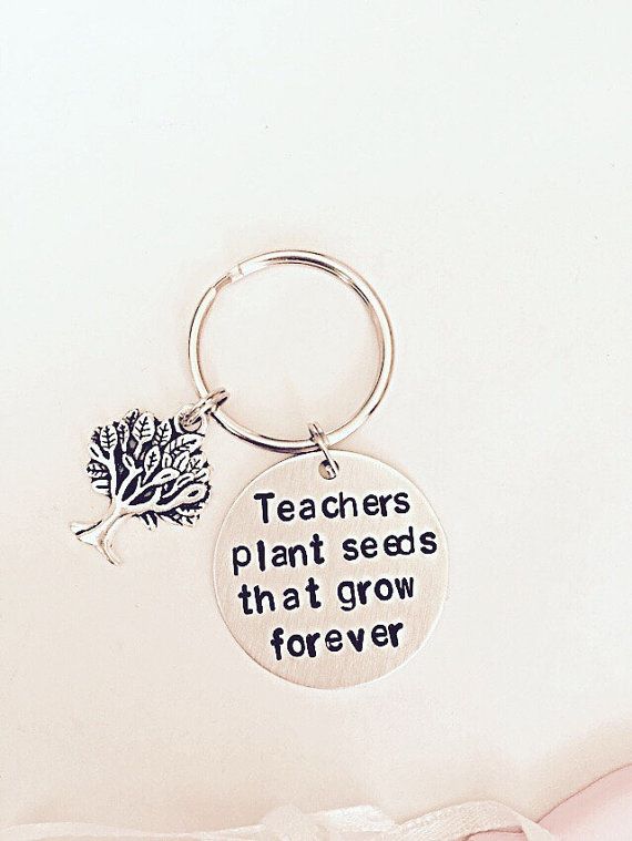 Teacher Plant Seeds That Grow Forever Keyring