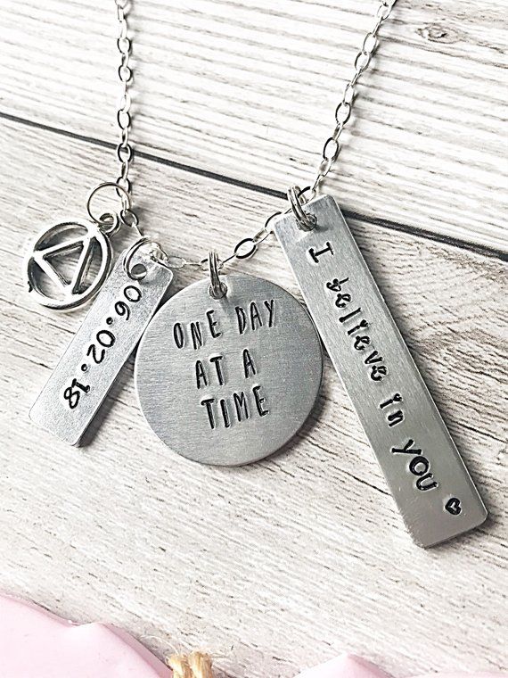 Recovery Necklace - Personalised Date