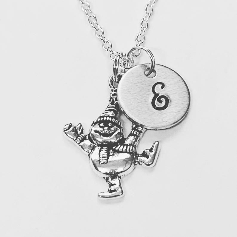 Personalised Snowman Necklace