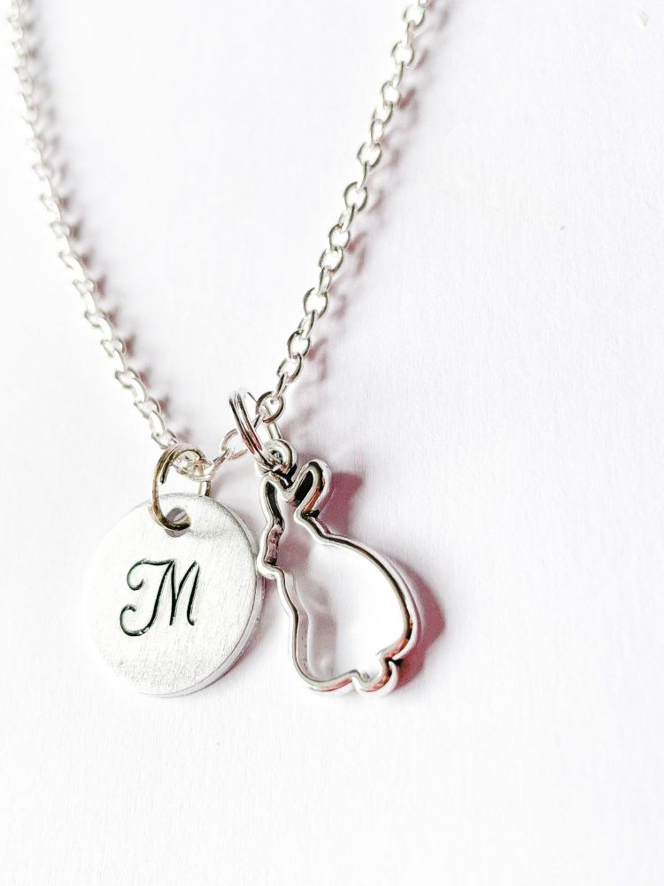 Personalised Rabbit Necklace