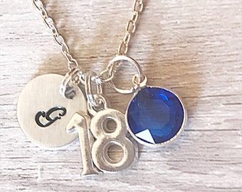 Personalised 18th Birthday Necklace