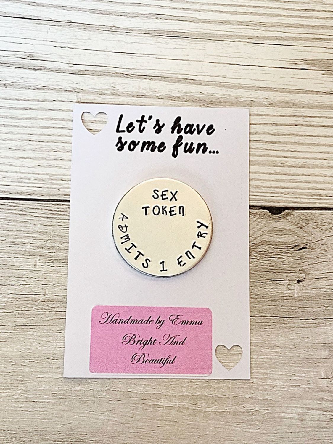 Sex Token T For Husband T Funny Valentines T For Him Naughty Tokens Adult Ts 4787