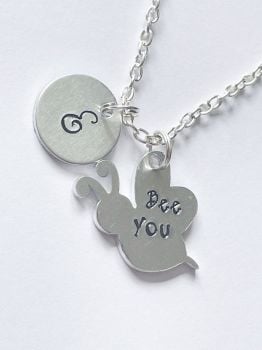 Personalised Bee You Necklace