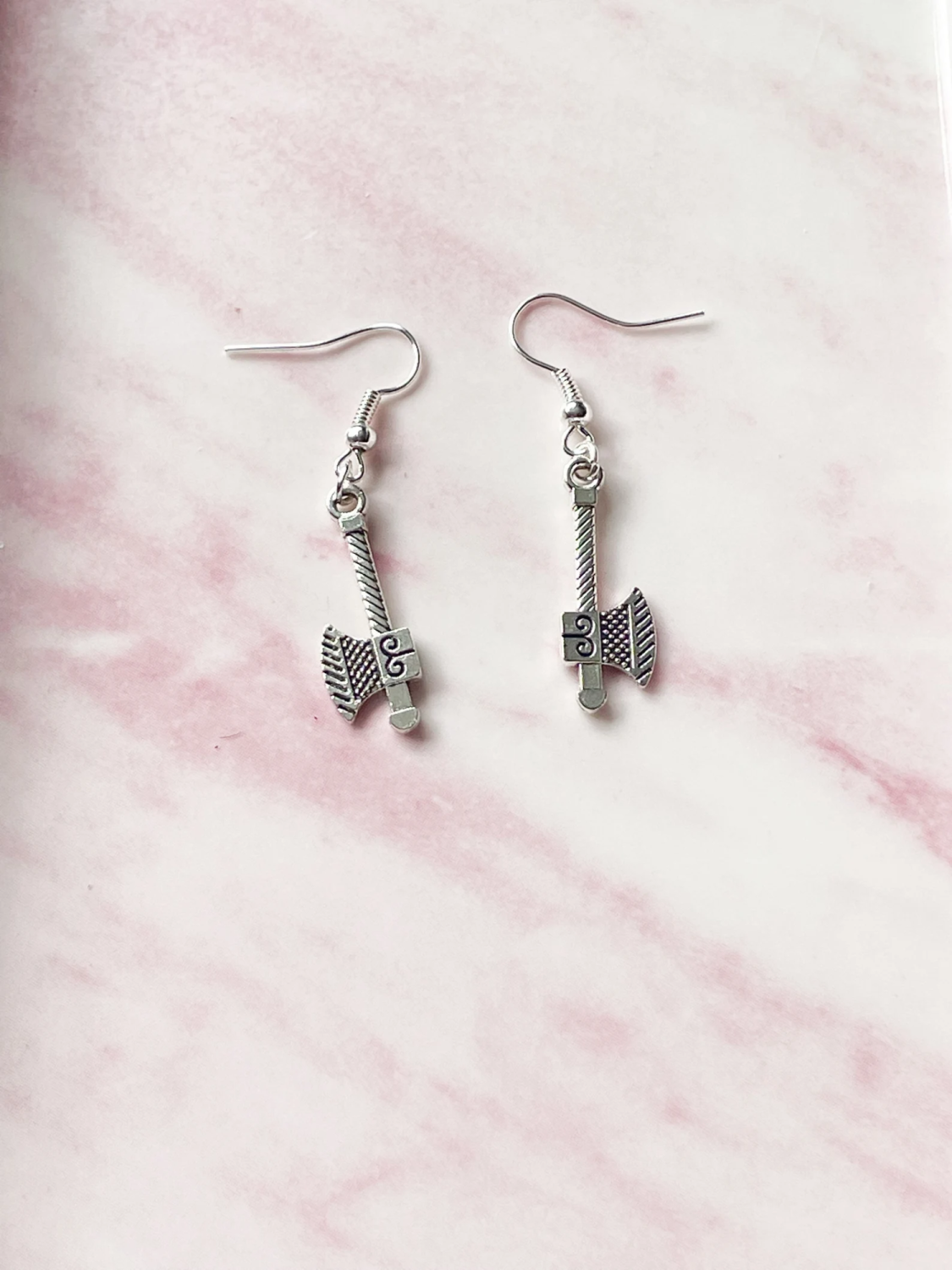 Axe Earrings Dangle, Viking Earrings, Norse Jewelry, Viking Jewelry