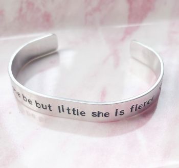 Though She Be But Little Cuff Bracelet