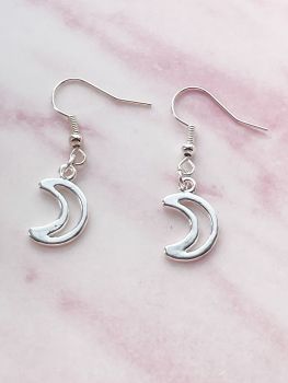 Dangly Moon Earrings