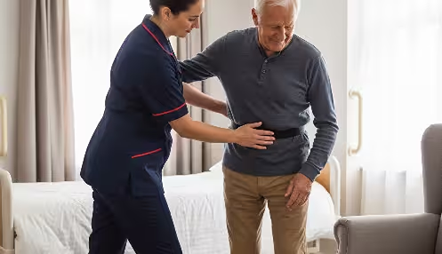 Support with falls prevention