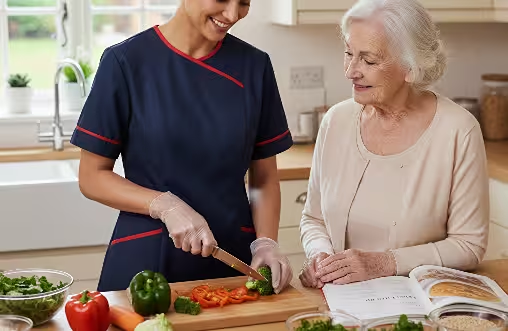 Diet and nutrition support at home