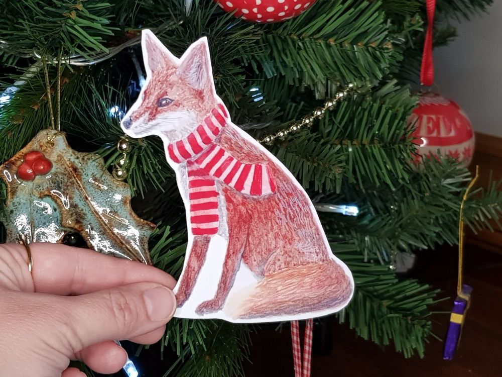 Large Fox Sticker.