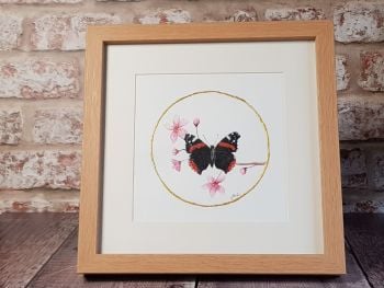 Red Admiral Watercolour Painting.