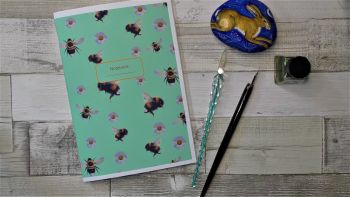 Bee Notebook - A5 Notebook 