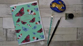 Butterfly Notebook , A5 Notebook.
