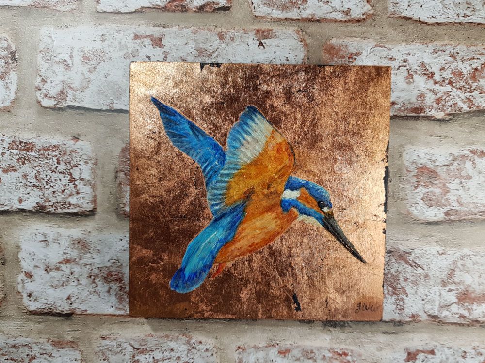 Kingfisher Painting. Size 6