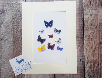 Collection of Butterflies. Print.