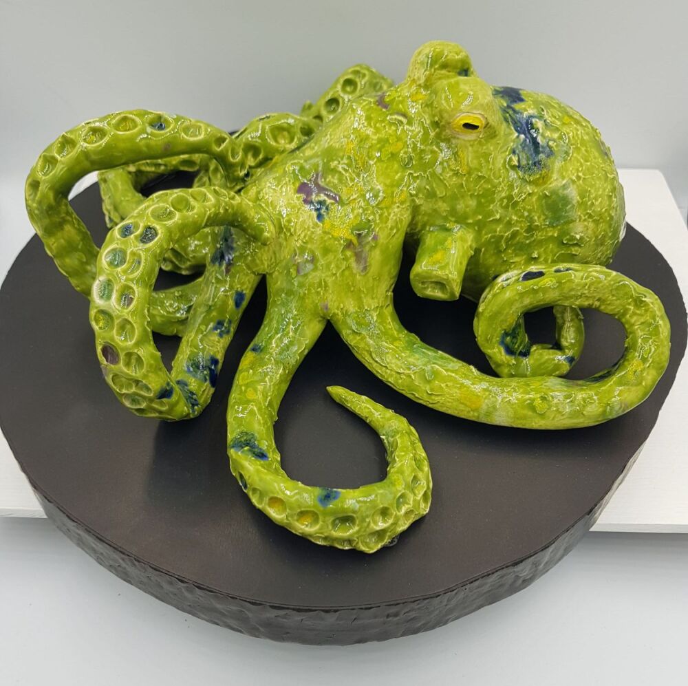 Octopus, Earthenware Sculpture.