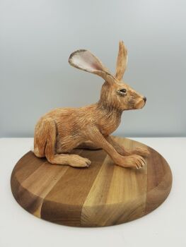 'Little Hare', Earthenware Sculpture.