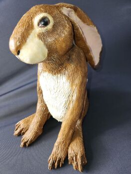Medium Size Ceramic Hare Sculpture